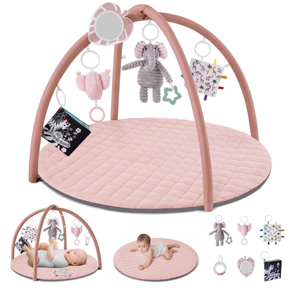 Baby play gym mat